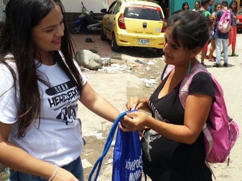 Jóvenes promueven hospitalidad en la frontera colombo-venezolana