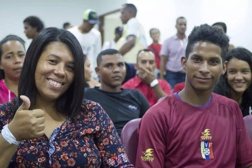 Migrantes venezolanos son acogidos en Unicap