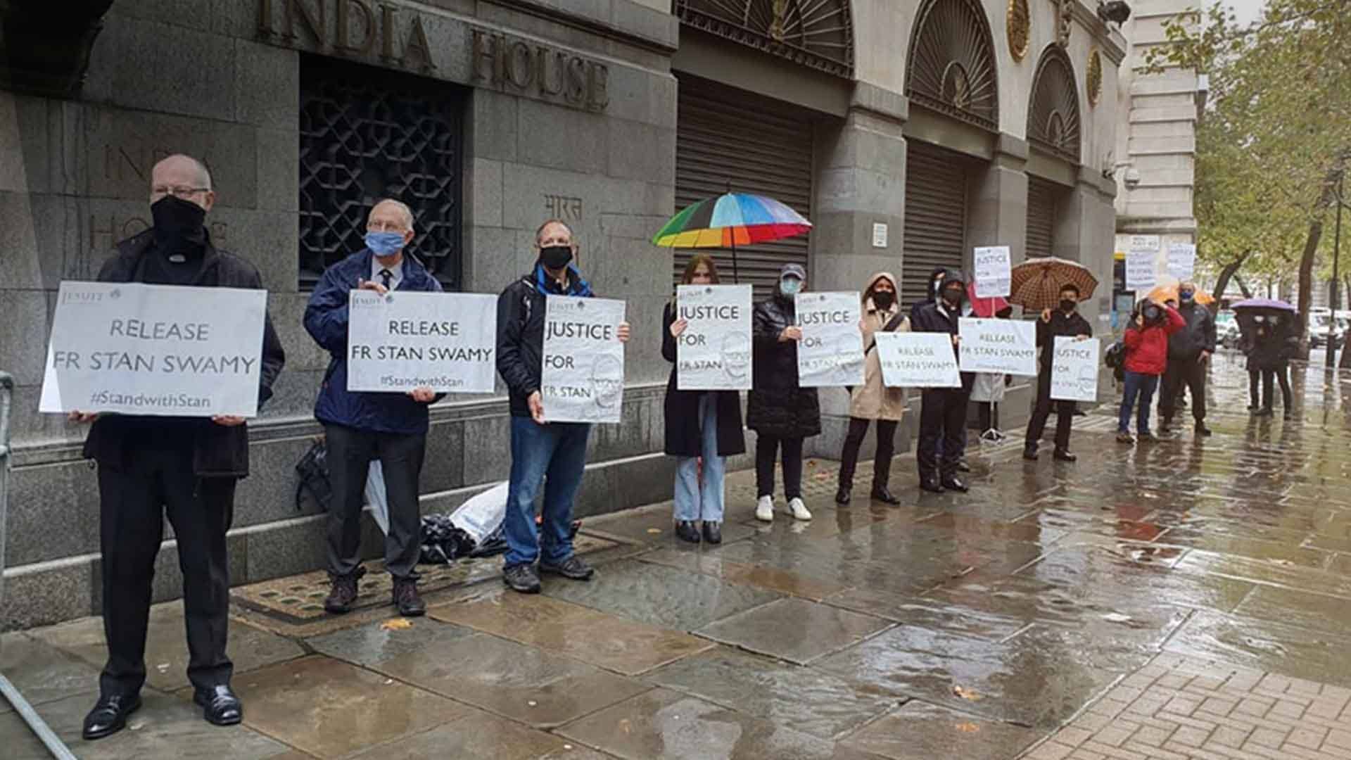 #StandWithStan 100 días de encarcelamiento del P. Stan Swamy