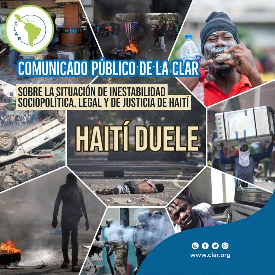 Comunicado de la CLAR sobre situación de Haití