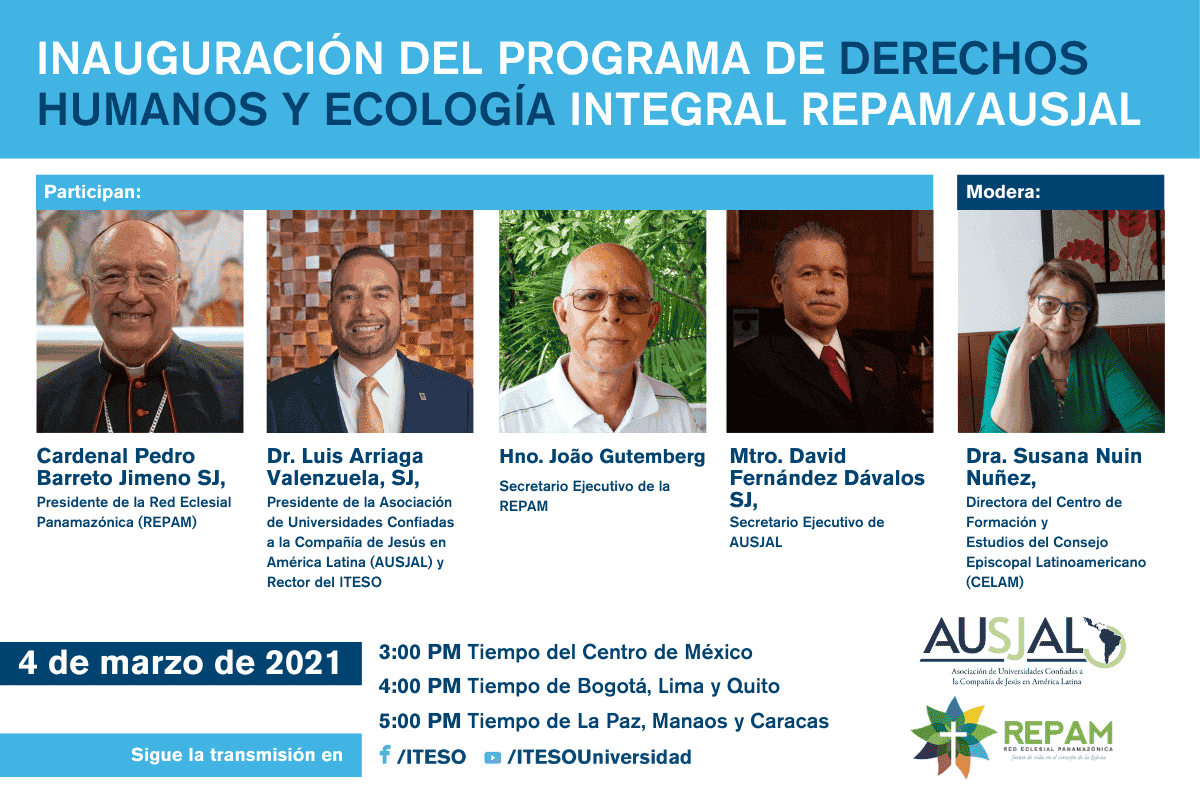 Inauguración del Programa de DDHH y Ecología integral (REPAM-AUSJAL)
