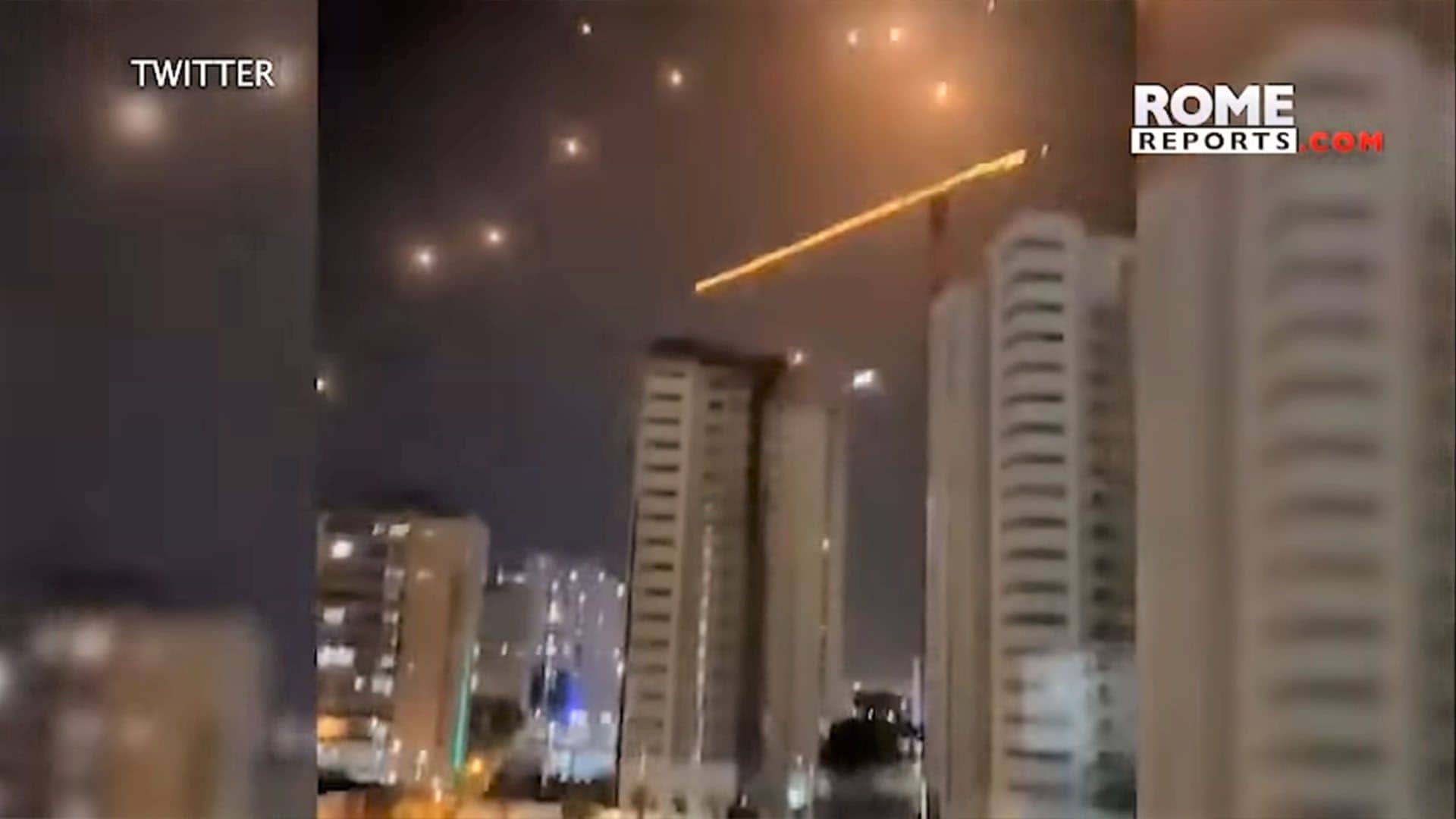 Bombardeos en Jerusalén