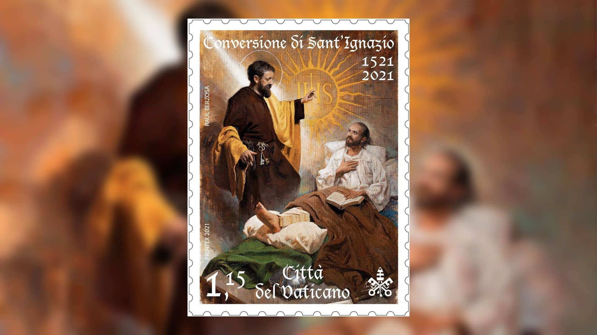 Vaticano emite sello postal por V Centenario de la Conversión de San Ignacio