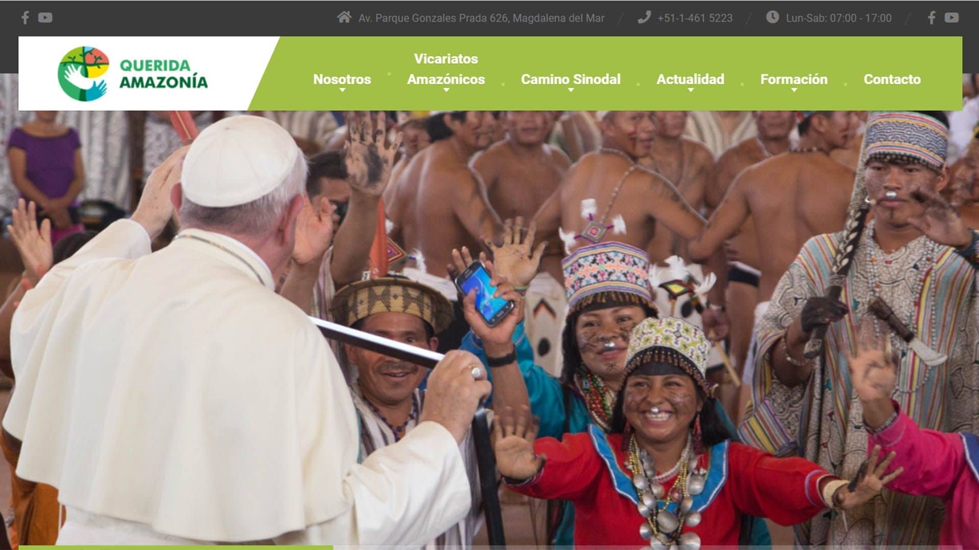 Web de los Vicariatos amazónicos de Perú