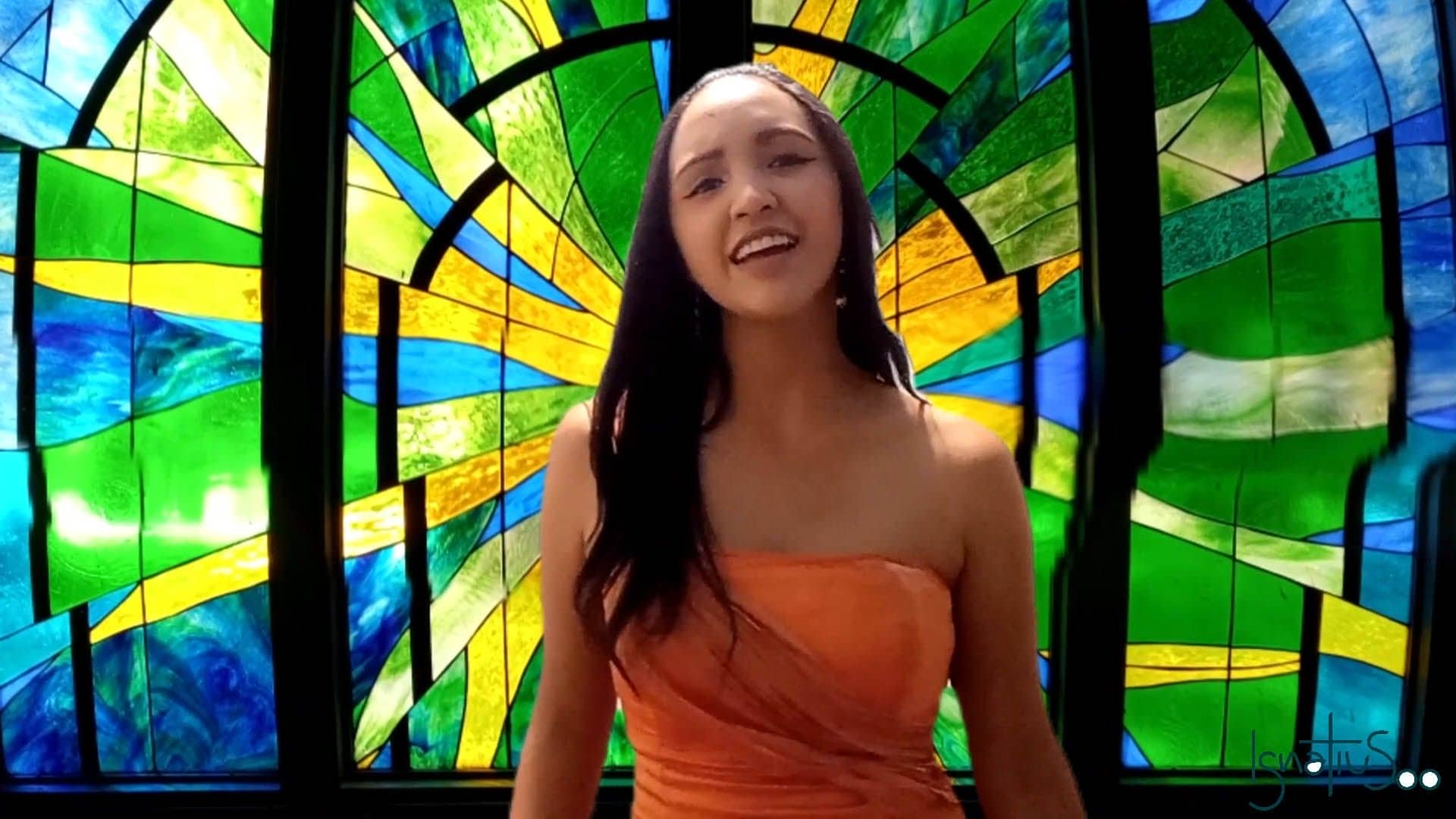 Joven rinde homenaje a San Ignacio y a la juventud venezolana