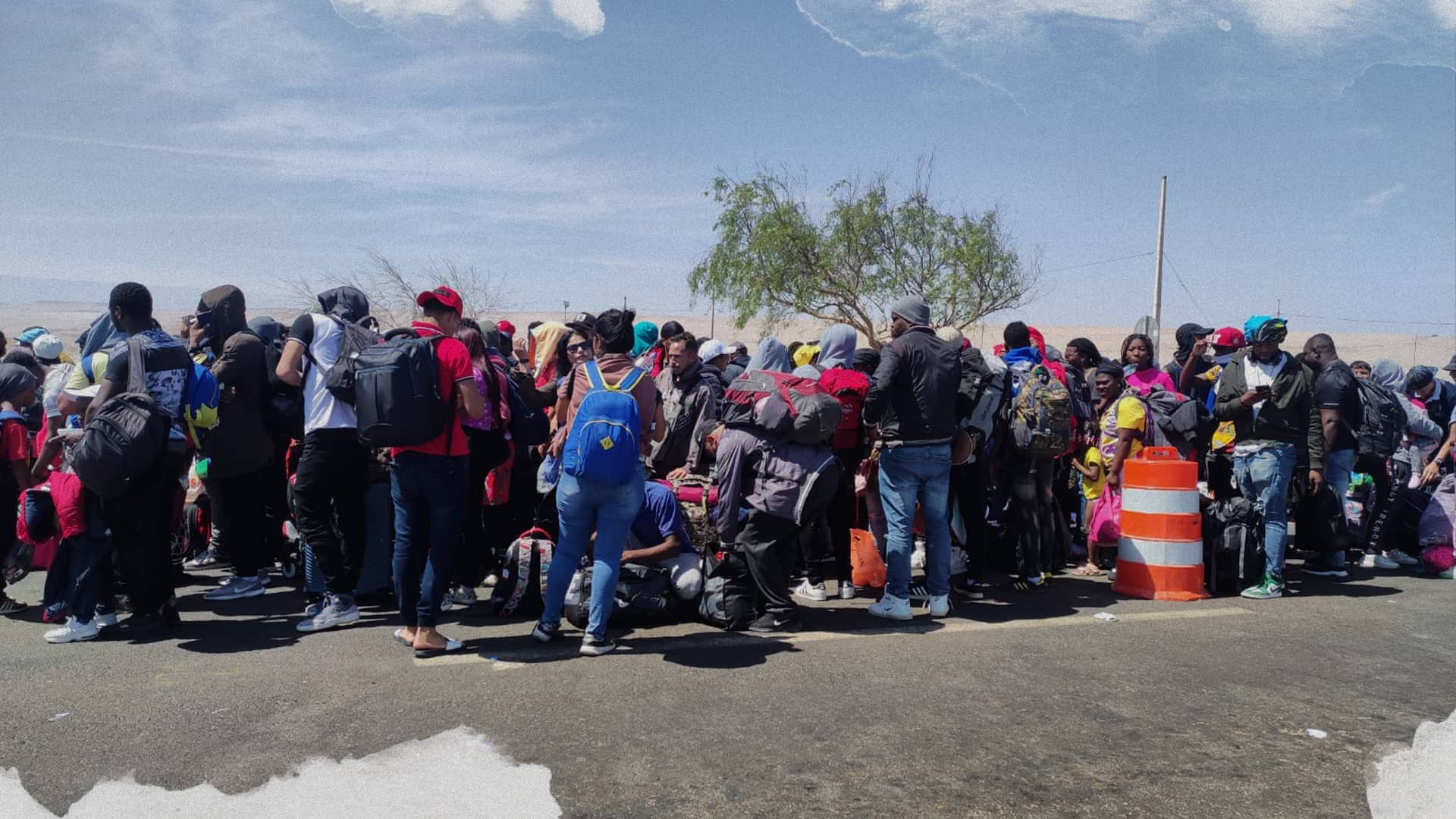 Migrantes en la Línea Concordia de Perú y Chile